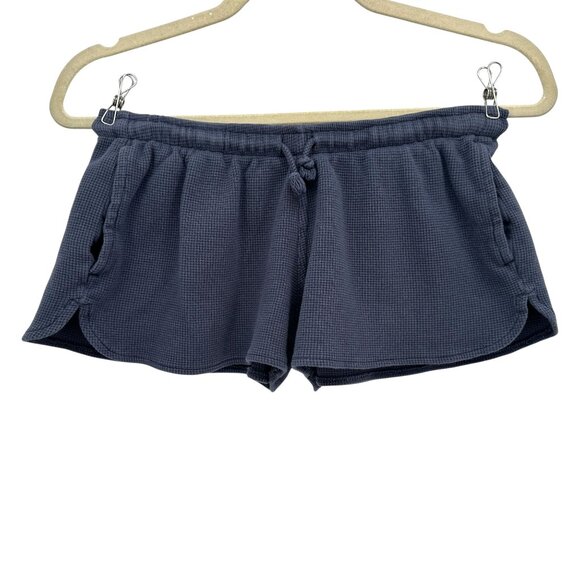 Brandy Melville Womens One Size Shorts Waffle Knit Short Drawstring Booty Shorts - Picture 1 of 6